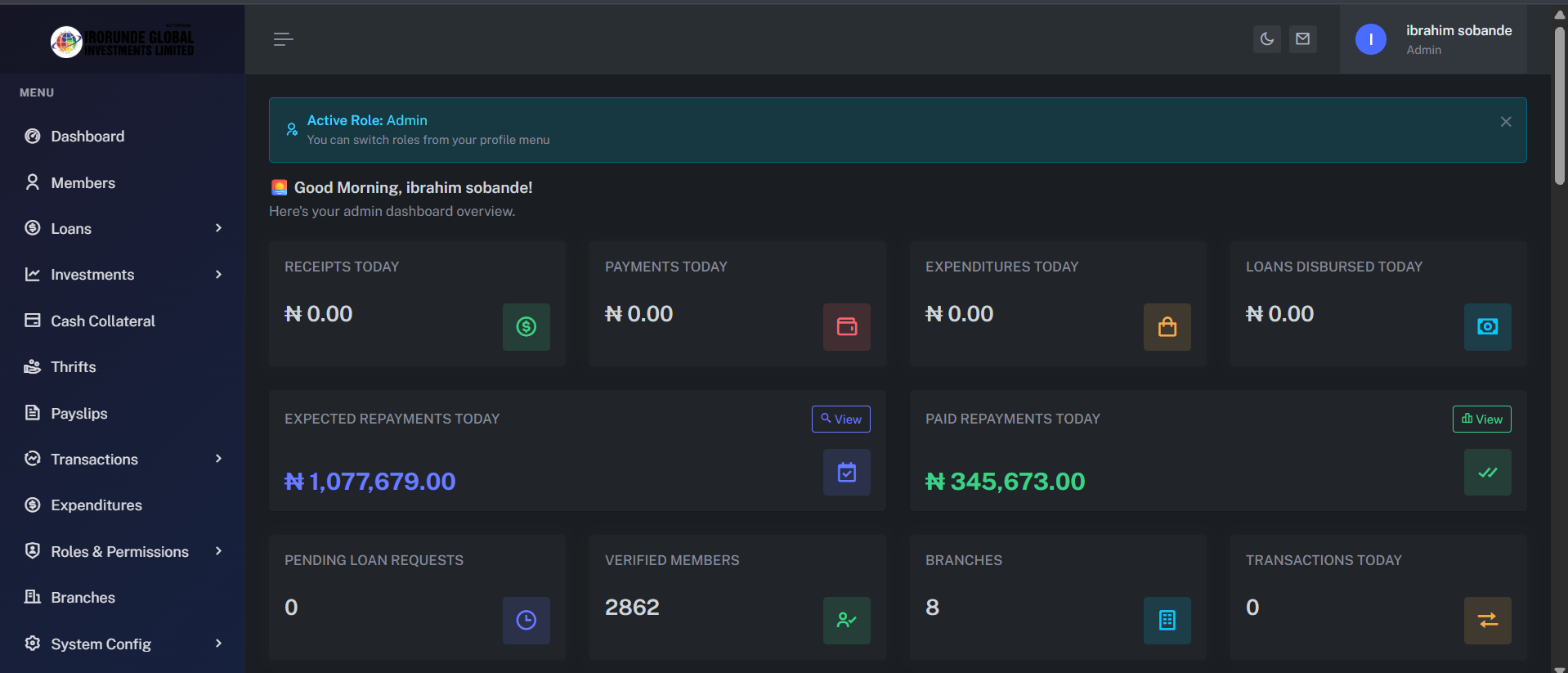 Accounting and Loan Management System for IGIL
